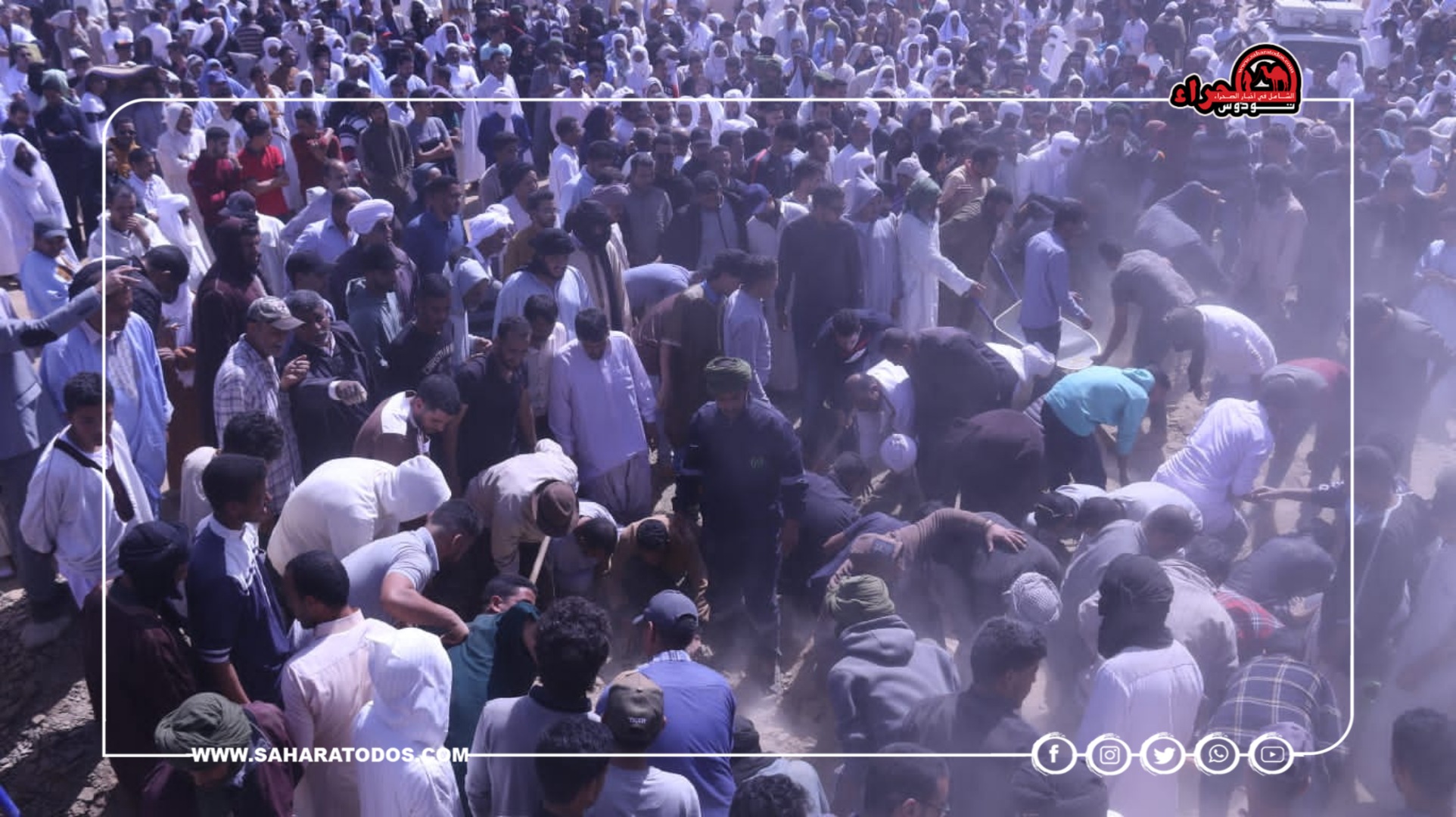 السمارة تودع ضحايا فاجعة أجديرية في جنازة مهيبة (صور)