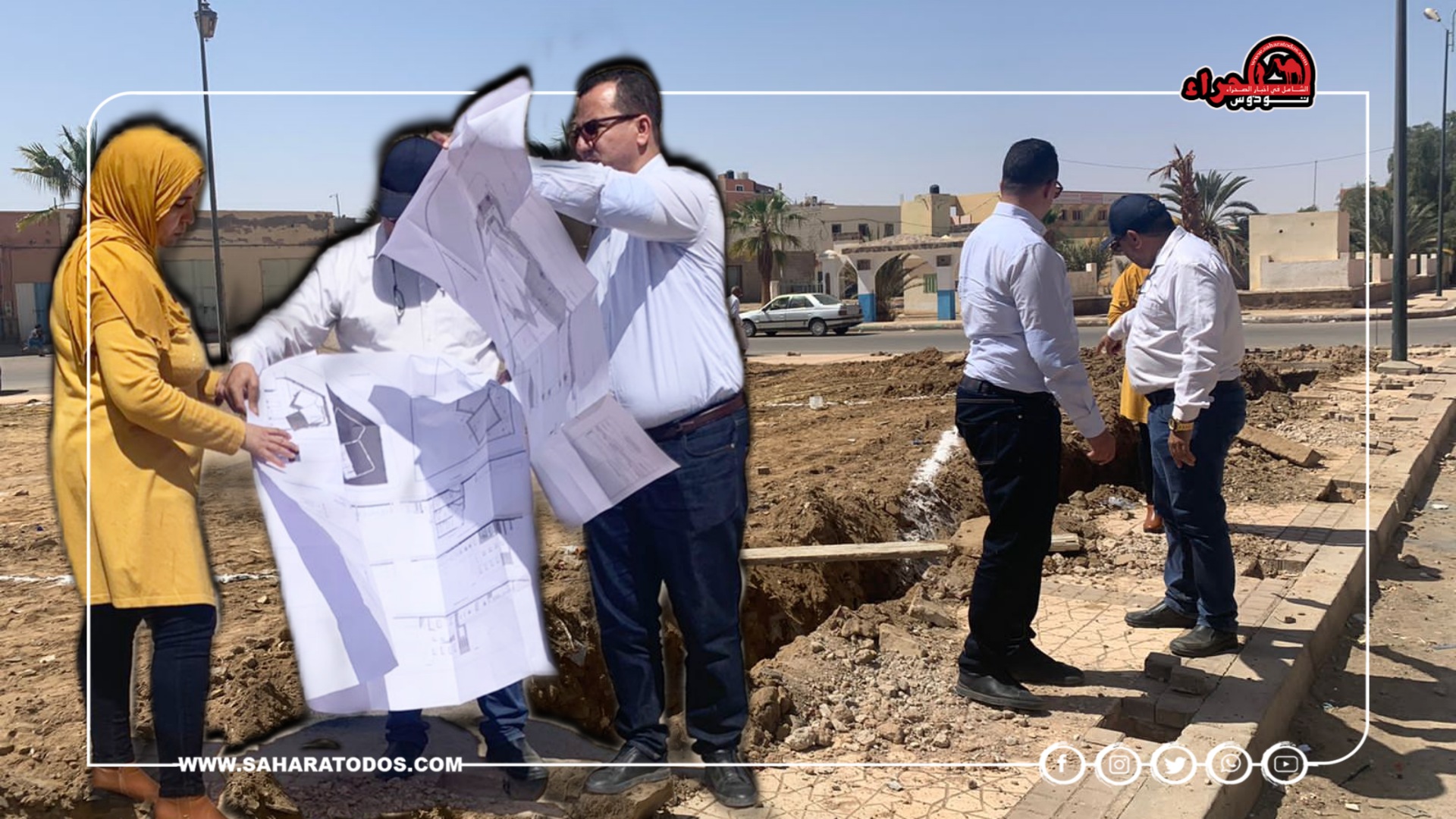 بالصور.. مولاي ابراهيم يعلن إحداث أول بناية مستقلة للمكتب الصحي بالسمارة