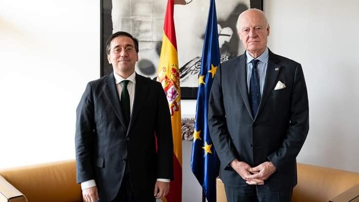وزير خارجية إسبانيا يبلغ ديميستورا موقف بلاده الجديد من قضية الصحراء