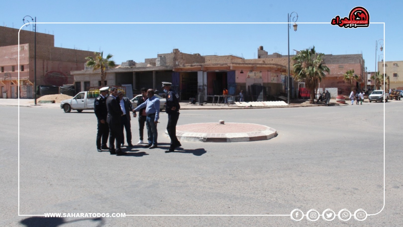 بالصور.. جماعة السمارة تستعد لإنشاء مدارات وتقاطعات طرقية جديدة