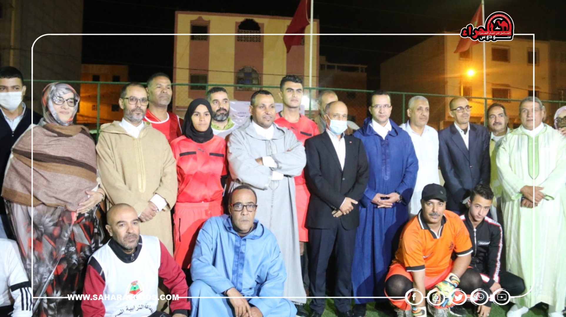 بحضور رسمي وازن..إنطلاق “دوري رمضان” المنظم بالسمارة (صور)