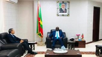 إجتماع بين وزير الخارجية الموريتاني والسفير المغرب بنواكشوط