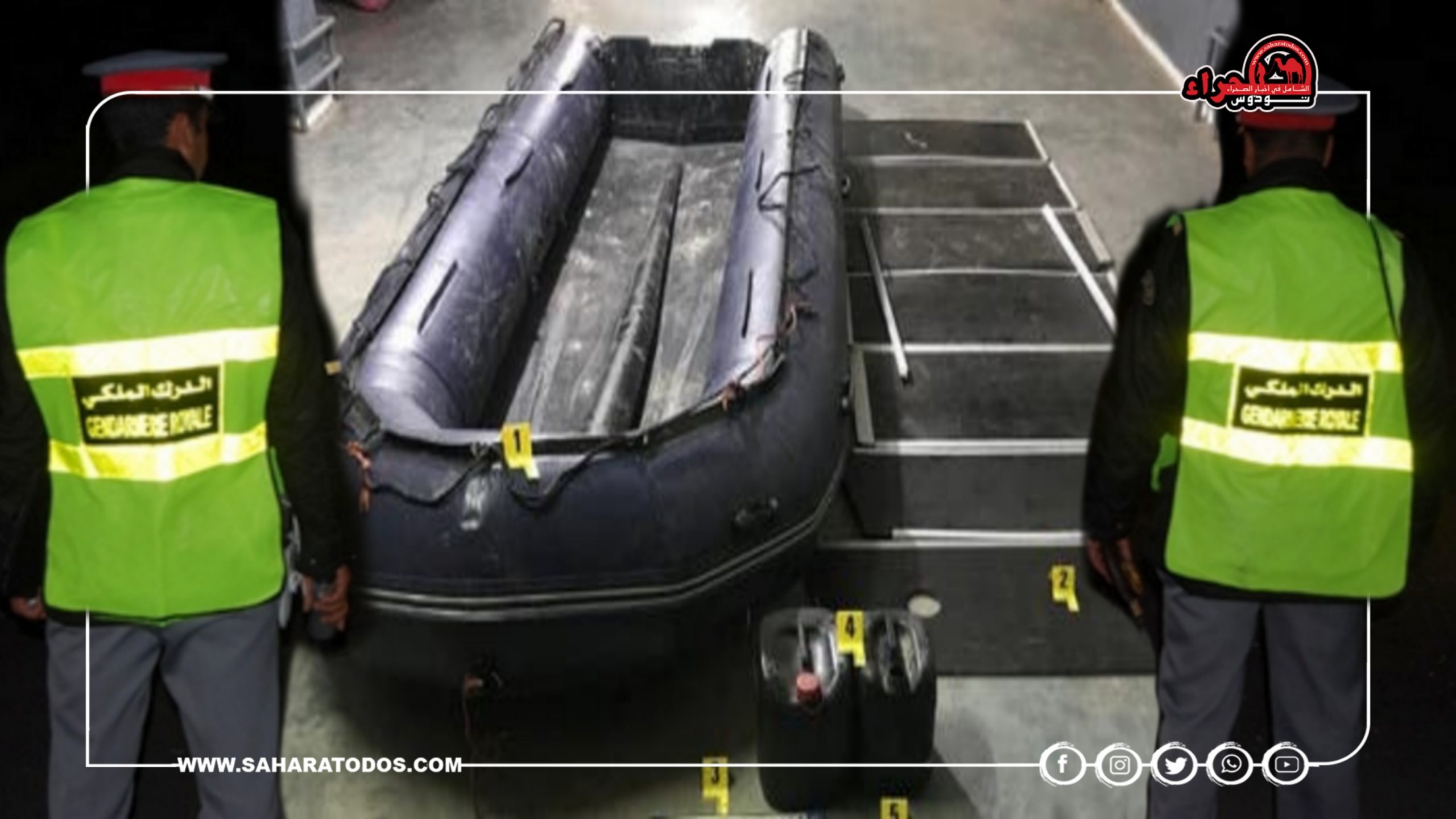 وسط الصحراء..درك طرفاية يوقف مرشحين للهجرة السرية