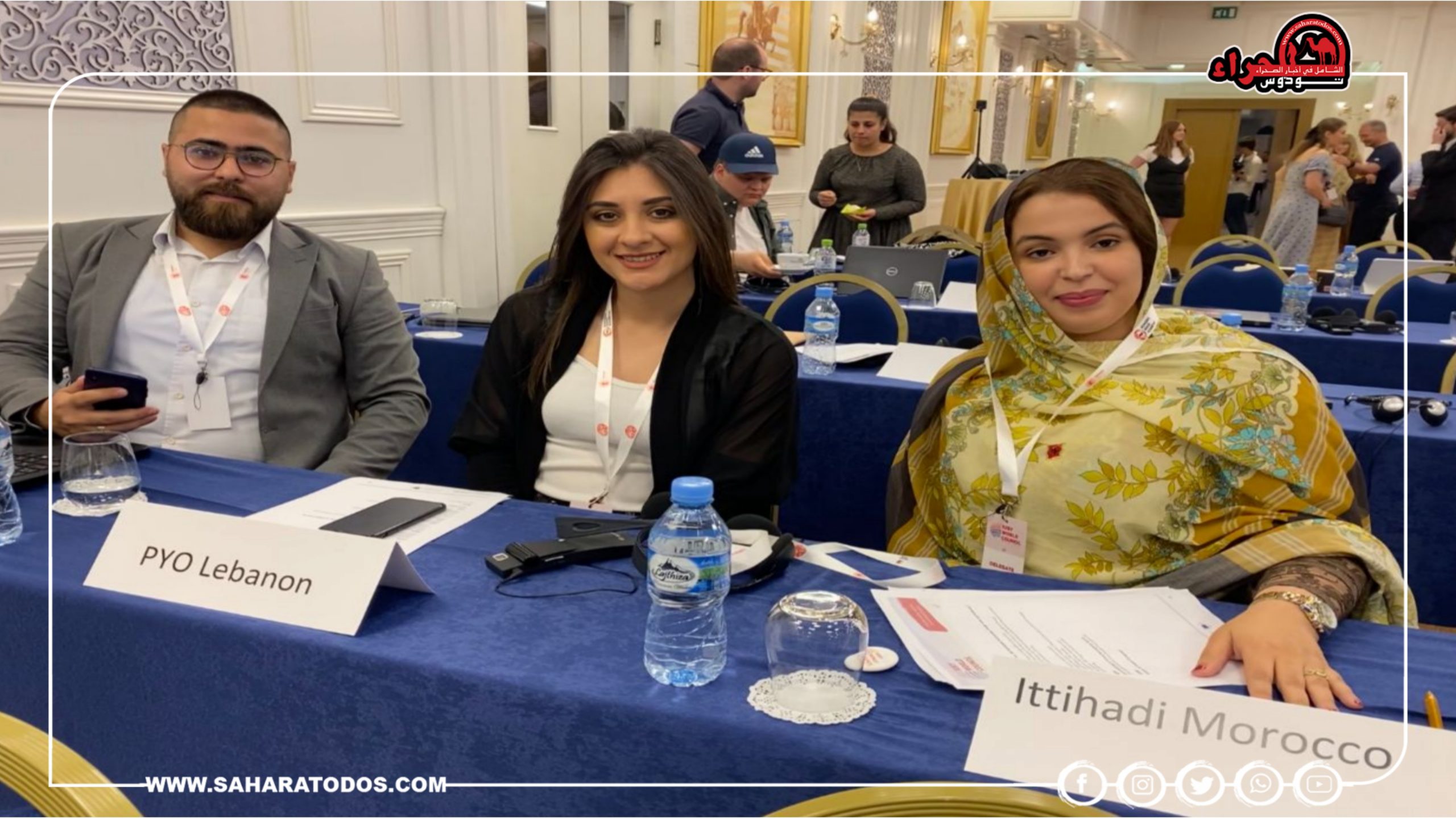 مشاركة كجمولة بوسيف بفعاليات المجلس الدولي للشباب بألبانيا (صور)