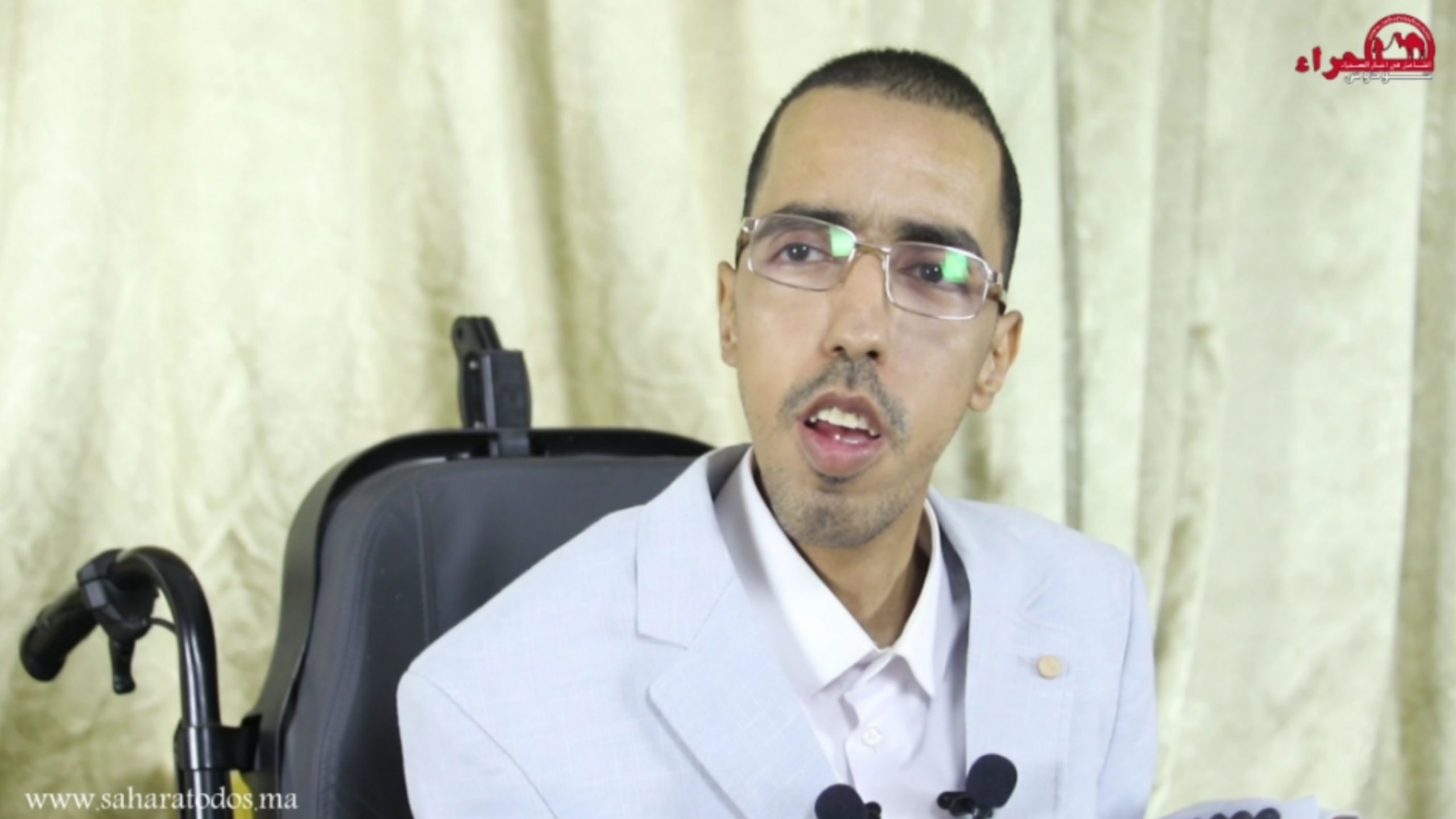 الناجم أبهي في لقاء حول ذوي الاعاقة بالصحراء ودورهم في الحياة السياسية