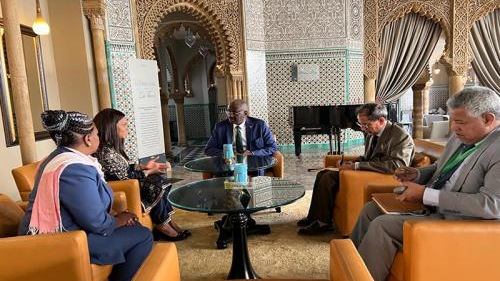 وزير خارجية موريتانيا يجتمع بمسؤولين أفارقة بالرباط