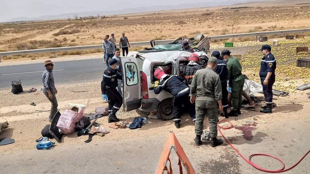 قتيل وجرحى في حادثة سير بين كليميم وطانطان