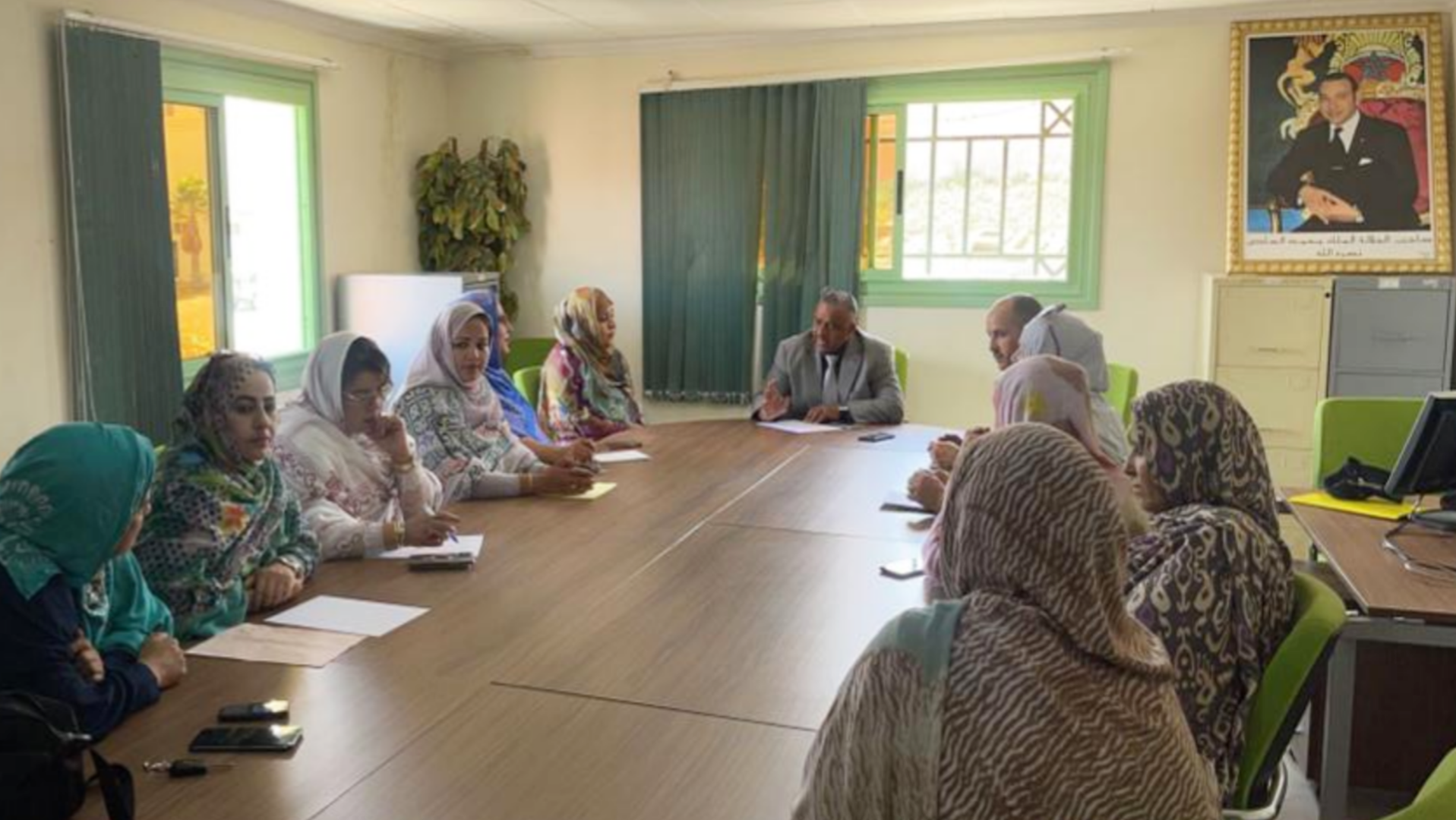إجتماع هيئة المساواة وتكافؤ الفرص بجماعة العيون