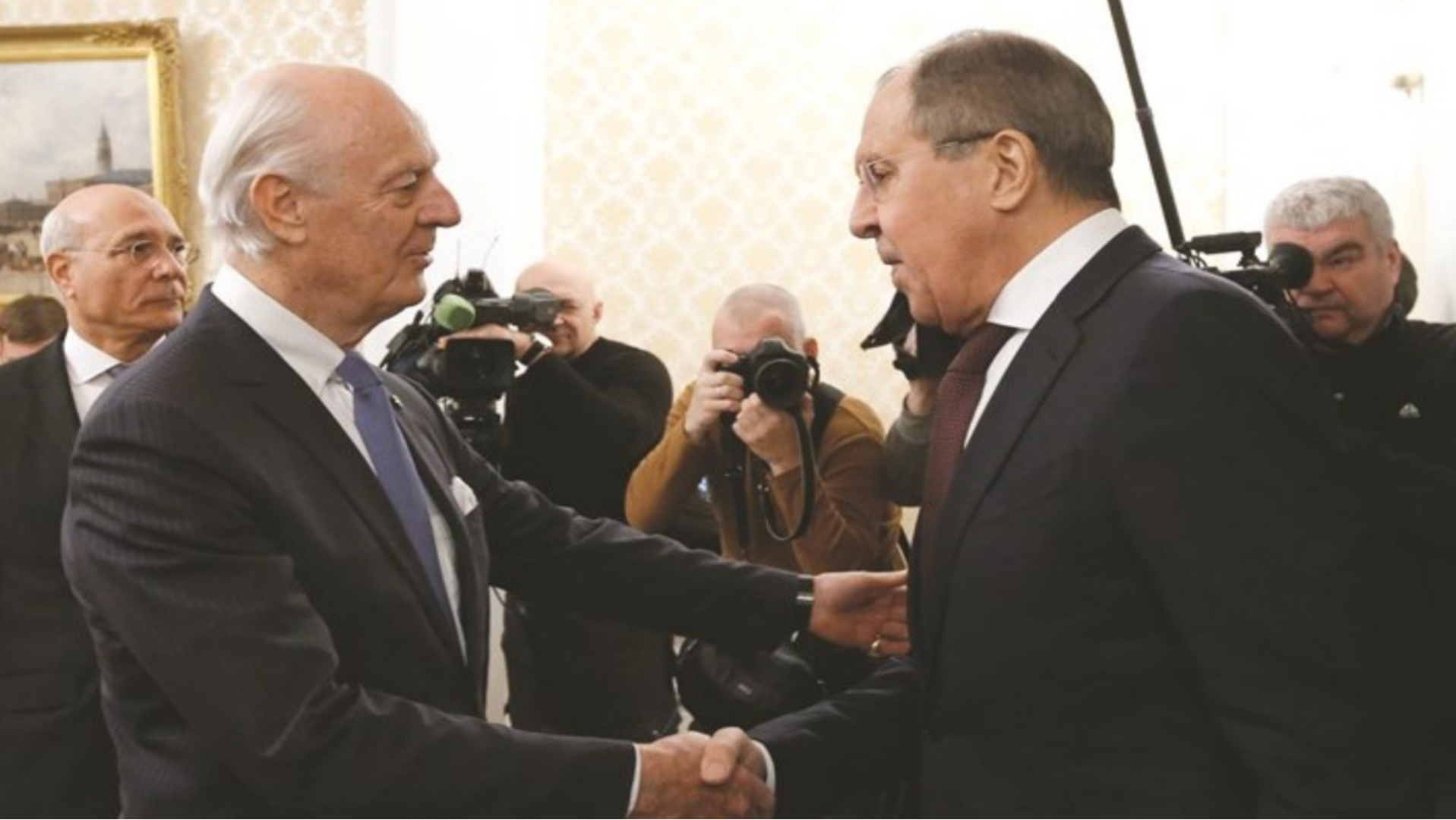 دي ميستورا يلتقي وزير خارجية روسيا بخصوص نزاع الصحراء