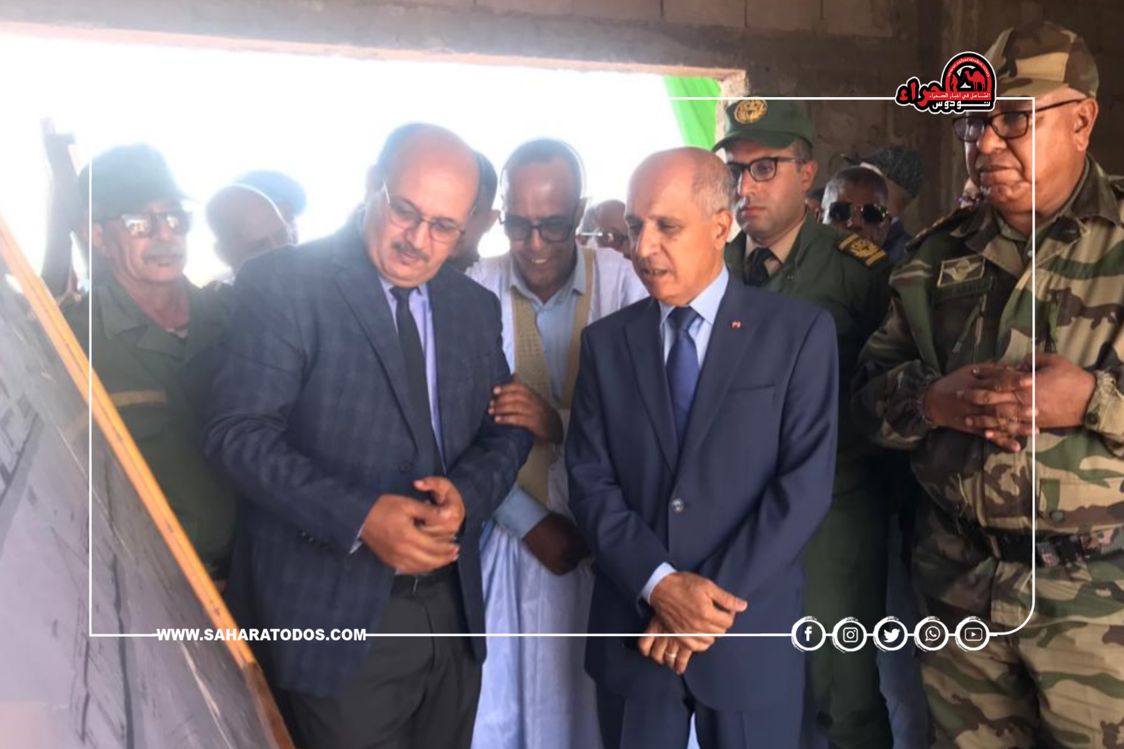 النعيمي في زيارة رسمية إلى جماعة الجديرية للوقوف على مشاريع تنموية (صور)