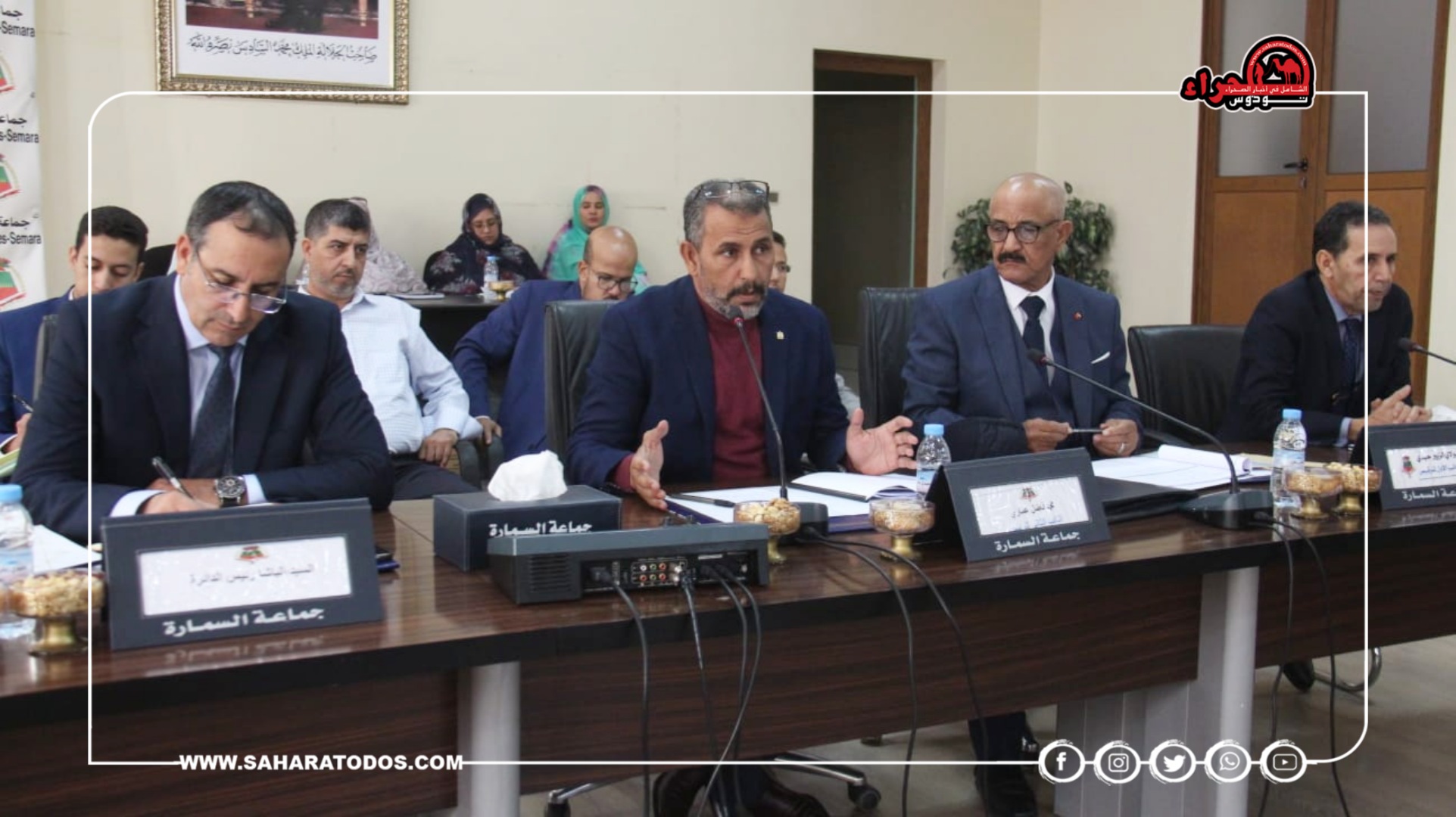 جماعة السمارة تعقد دورة إستثنائية للمصادقة على مشروع ميزانية 2023 (صور)