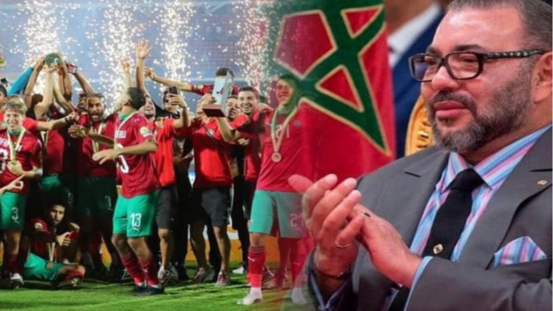 الملك يهنئ في إتصال هاتفي أعضاء المنتخب الوطني بعد تأهلهم إلى الربع النهائي لكأس العالم