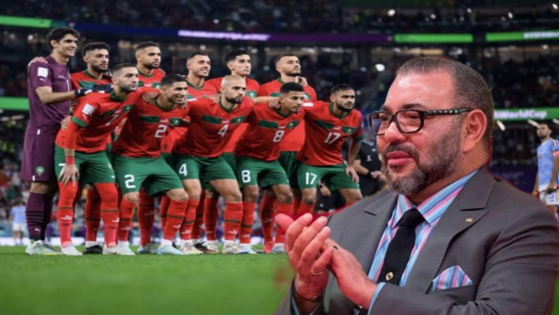 الملك يشيد بأداء أسود الأطلس خلال بطولة كأس العالم بقطر