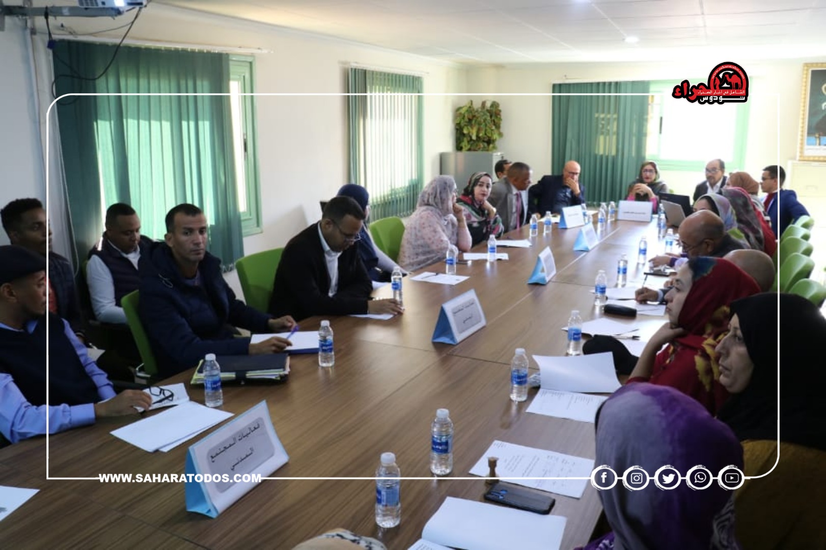 جماعة العيون تعقد لقاء ثان مع فعاليات جمعوية حول برنامج العمل (صور)