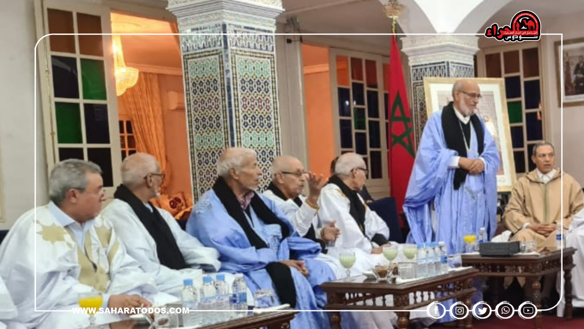 عاجل: والي جهة العيون يستقبل وفدا عن قبيلة الركيبات..وهذه تفاصيل الإجتماع (صور)