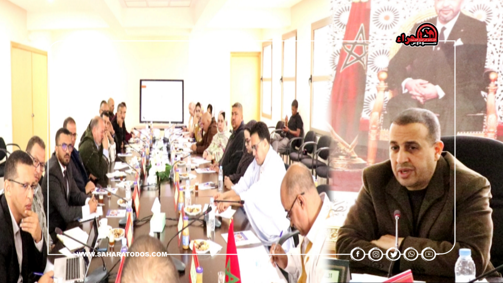 نقل الأعلاف وإكراهات الموسم الفلاحي..محاور دورة الغرفة الفلاحية للعيون (صور)