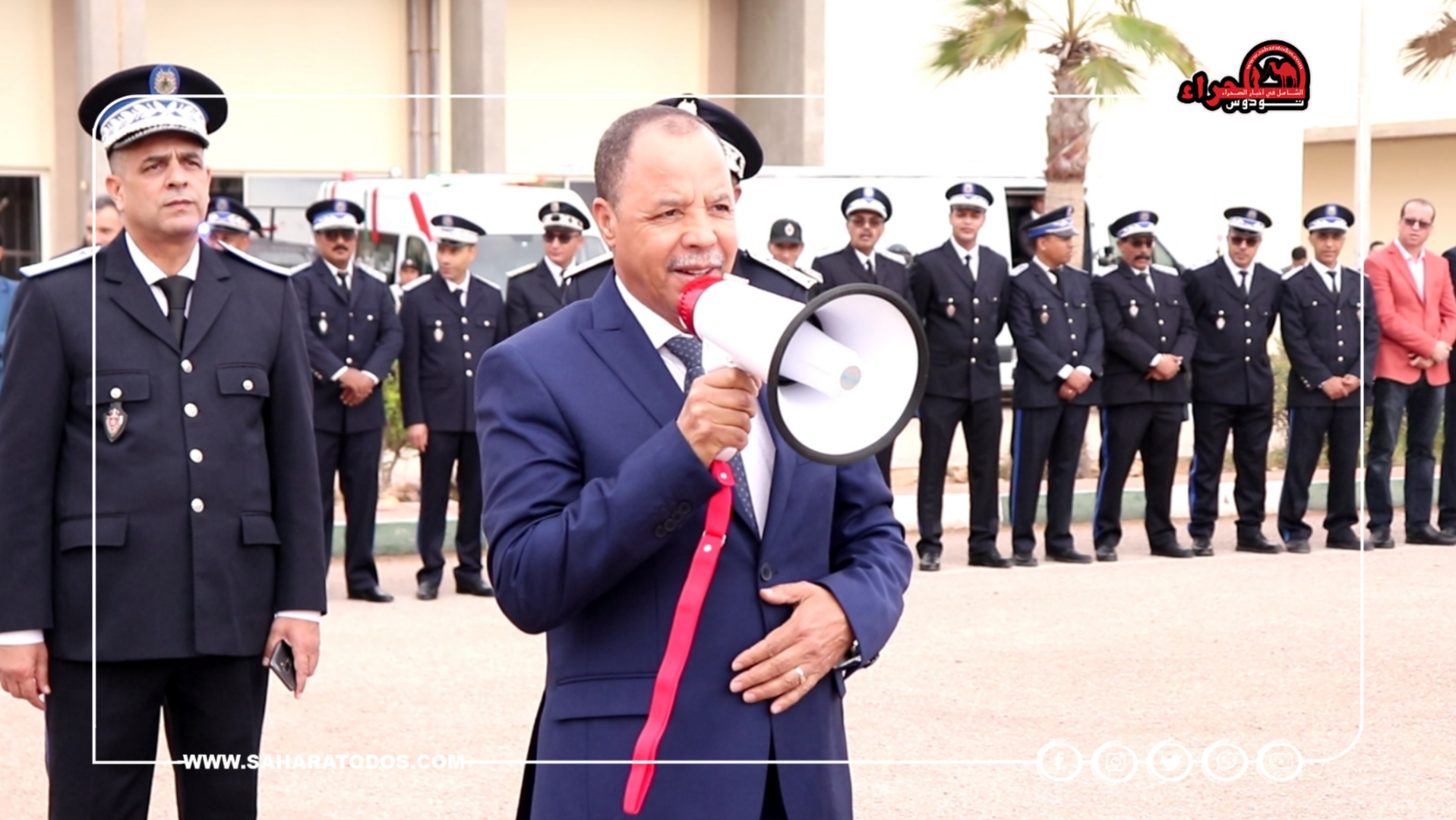 ولاية أمن العيون تنشر المئات من رجال الشرطة لتأمين إحتفالات رأس السنة (صور)