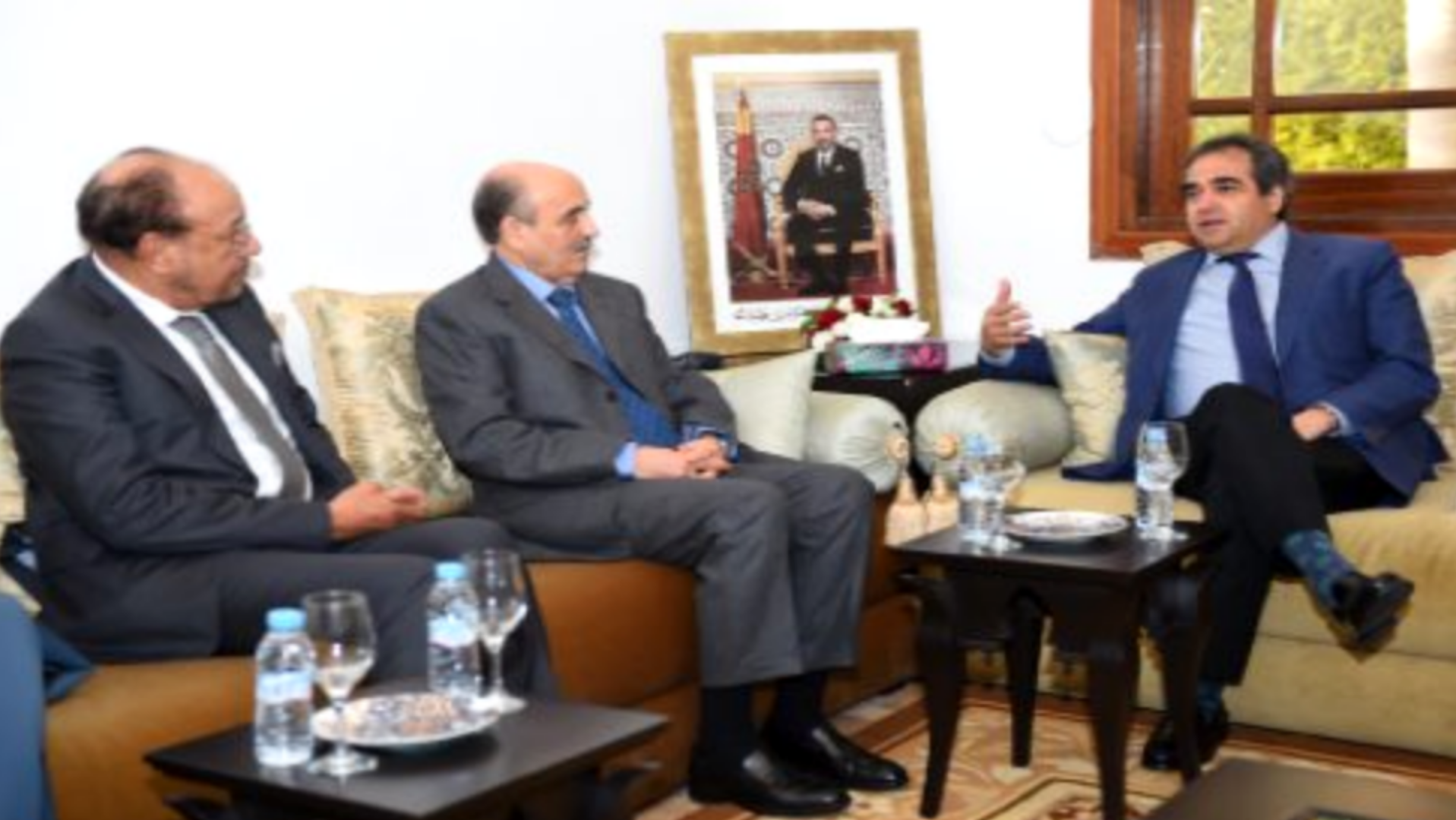 خليهن ولد الرشيد يتباحث مع رئيس العلاقات الخارجية بالبرلمان الشيلي