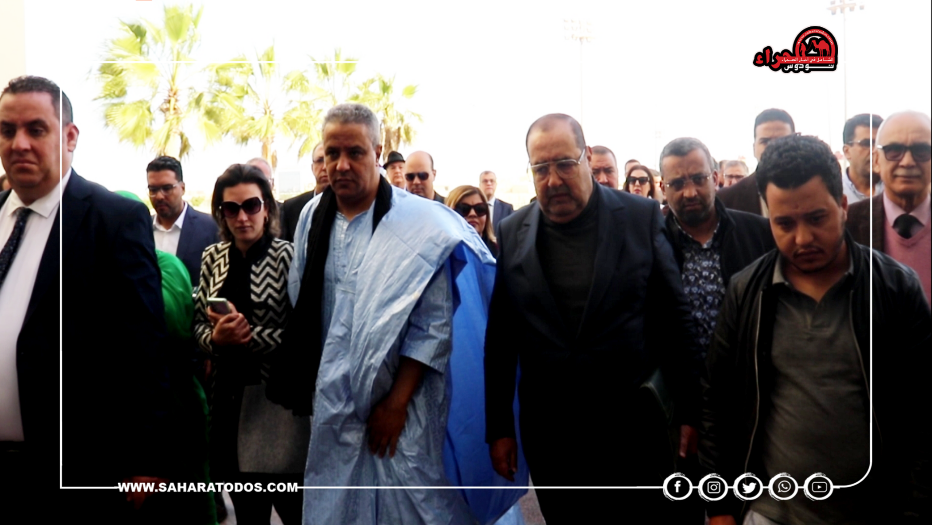 تفاصيل جولة قيادة الاتحاد الاشتراكي حول أوراش جماعة العيون التنموية (صور)