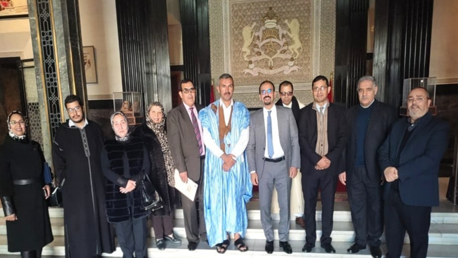 وفد عن منتدى الصحراء للحوار والثقافات في زيارة للبرلمان المغربي