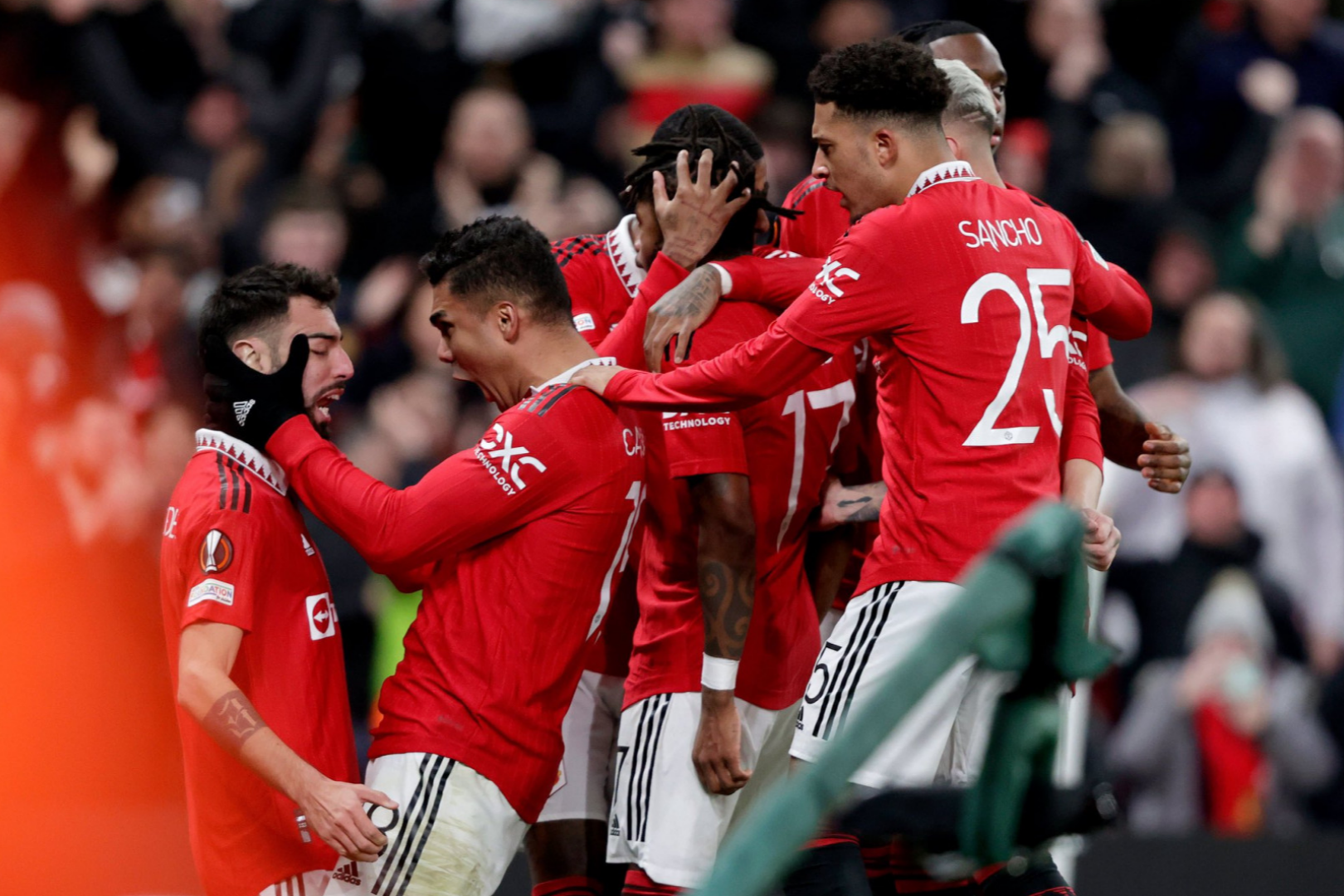 مانشستر يونايتد يزيح برشلونة ويتأهل إلى دور ربع نهائي الدوري الأوروبي