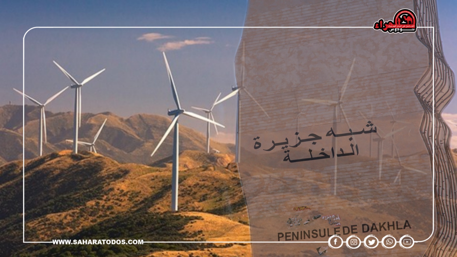 شركة صينية تفوز بصفقة تزويد الطاقة الريحية بالداخلة