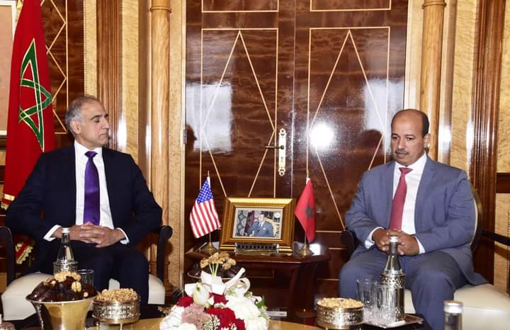 ميارة يجري مباحثات مع السفير الأمريكي في الرباط