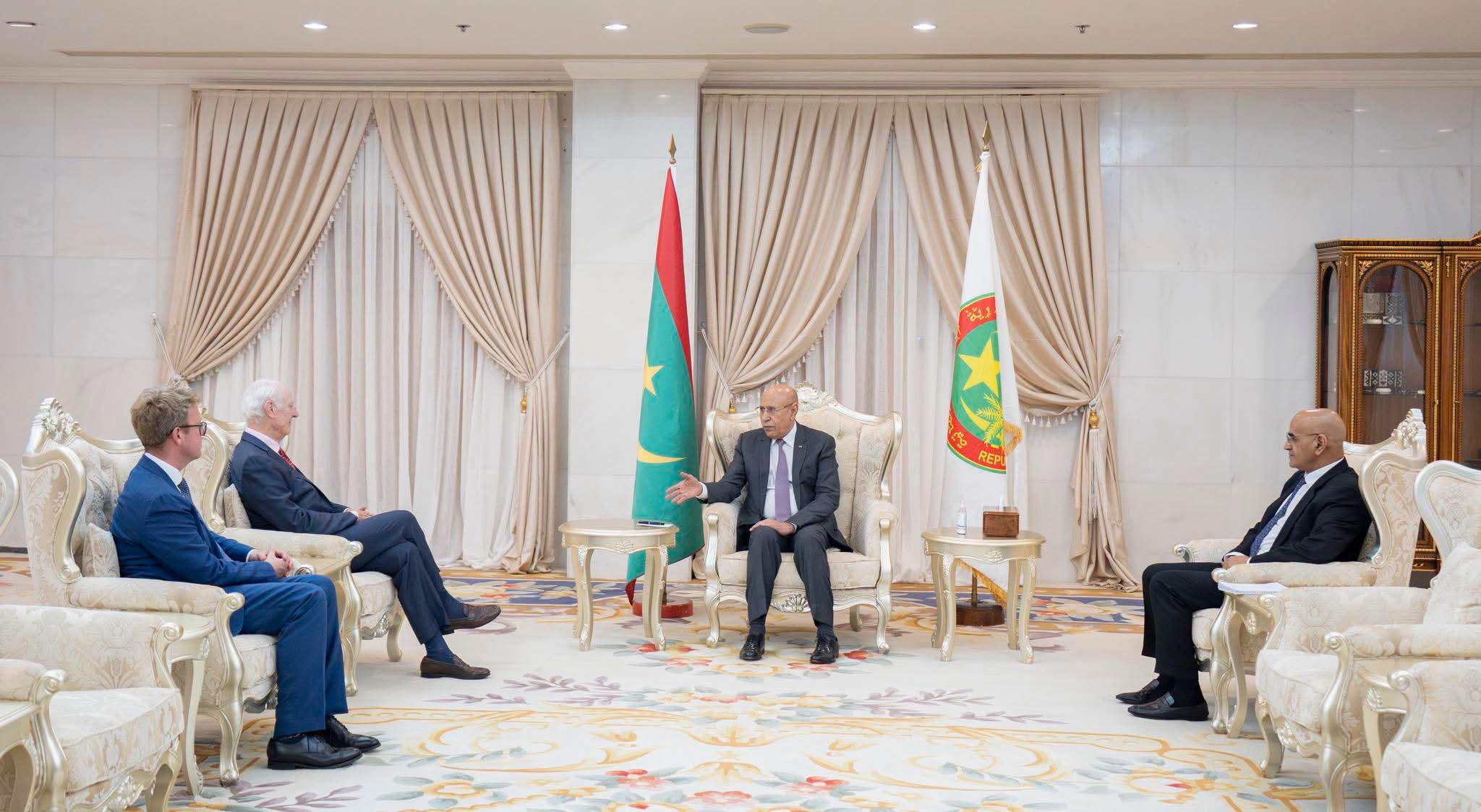 الغزواني يستقبل دي ميستورا في نواكشوط لبحث مستجدات ملف الصحراء
